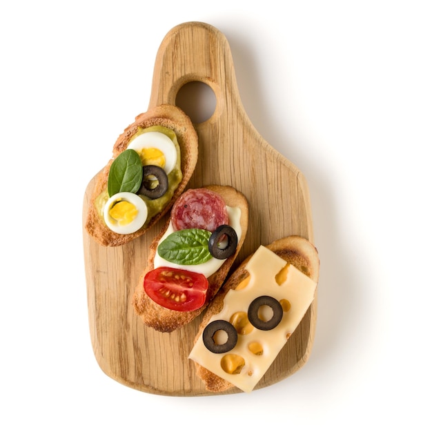 Deska serwująca z potrawami